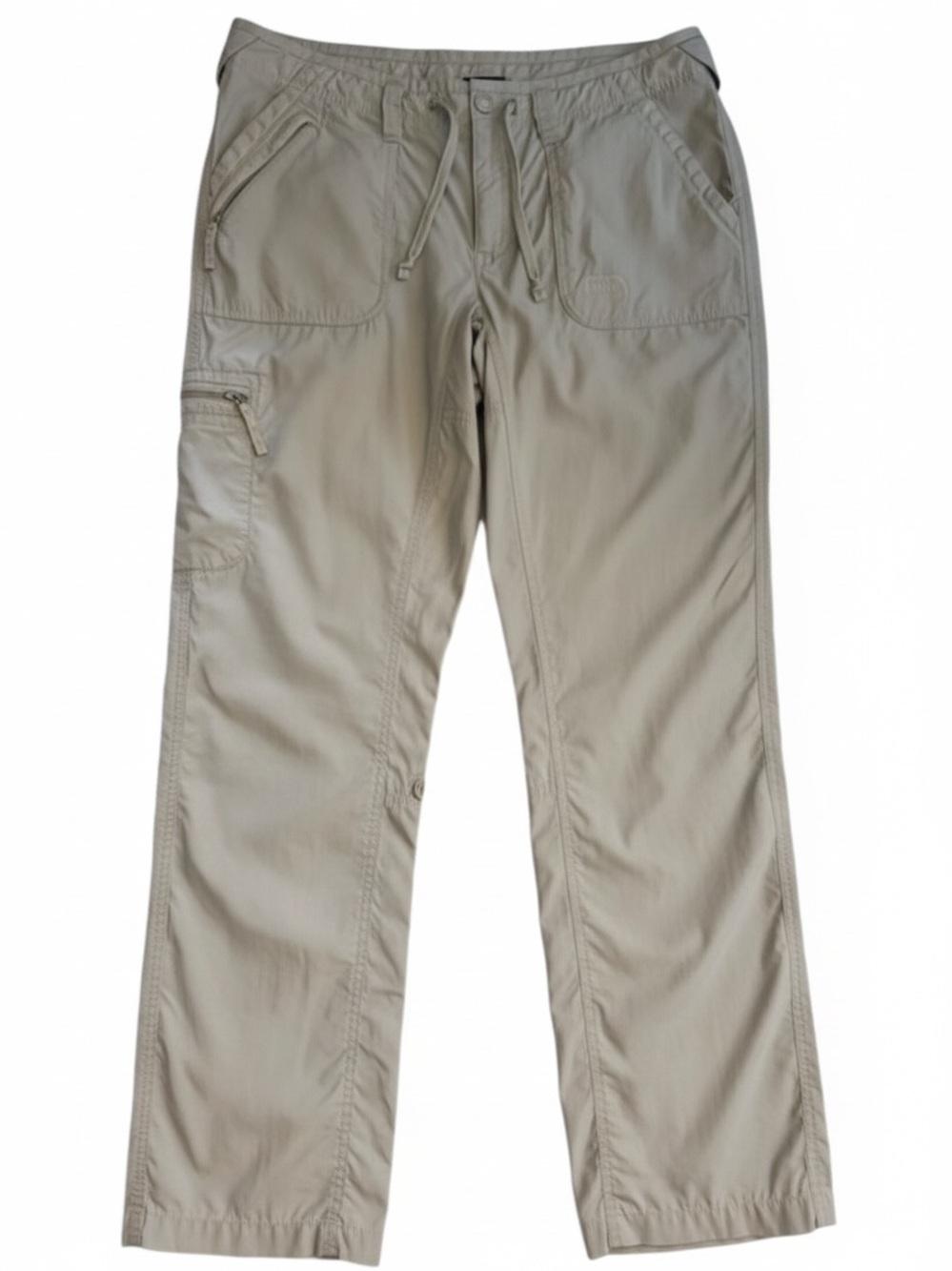 The North Face Hiking Pants Women 12 Tan Quick Dry Travel Utility Gorpcore NWOT